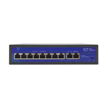 Коммутатор Space Technology ST-S88POE(2G/120W/A), кол-во портов: 8x100 Мбит/с, кол-во SFP/uplink: RJ-45 2x1 Гбит/с, установка в стойку (макс. 120 Вт) (00-00056862)