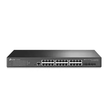 Коммутатор TP-Link TL-SG3428X, управляемый, кол-во портов: 24x1 Гбит/с SFP+ 4x10 Гбит/с, установка в стойку (TL-SG3428X.)