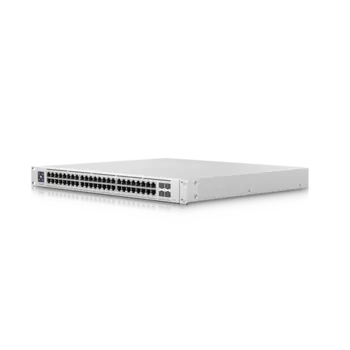 Коммутатор Ubiquiti Switch Enterprise 48 PoE, управляемый, кол-во портов: 48x2.5 Гбит/с SFP+ 4x10 Гбит/с, установка в стойку, PoE: 48x34.2Вт (макс. 720Вт) (USW-Enterprise-48-PoE-EU)