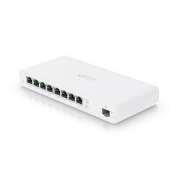 Коммутатор Ubiquiti UISP Switch, управляемый, кол-во портов: 8x1 Гбит/с, кол-во SFP/uplink: SFP 1x1 Гбит/с, PoE: 8x30 Вт (макс. 110 Вт) (UISP-S)