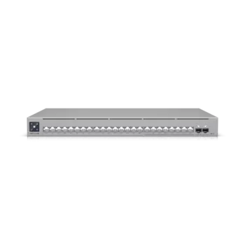 Коммутатор Ubiquiti UniFi Switch Pro Max 24 PoE, управляемый, кол-во портов: 24x2.5 Гбит/с, кол-во SFP/uplink: SFP+ 2x10 Гбит/с, установка в стойку, PoE: 24x60 Вт (макс. 400 Вт) (USW-Pro-Max-24-PoE)