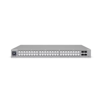 Коммутатор Ubiquiti UniFi Switch Pro Max 48 PoE, управляемый, кол-во портов: 48x1 Гбит/с, кол-во SFP/uplink: SFP+ 4x10 Гбит/с, установка в стойку, PoE: 48x60 Вт (макс. 720 Вт) (USW-Pro-Max-48-PoE)