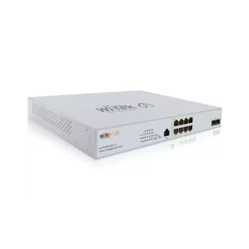 Коммутатор Wi-Tek WI-PCMS5010BT-L3, управляемый, кол-во портов: 8x2.5 Гбит/с, кол-во SFP/uplink: SFP+ 2x10 Гбит/с, установка в стойку, PoE: 8x90 Вт (макс. 370 Вт) (WI-PCMS5010BT-L3)