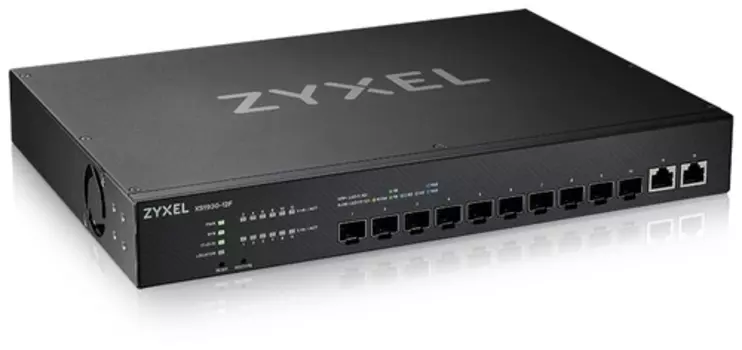 Коммутатор ZYXEL NebulaFlex XS1930-12F, управляемый, кол-во портов:, SFP+ 10x10, кол-во SFP/uplink: RJ-45 2x1 Гбит/с, установка в стойку (XS1930-12F-ZZ0101F)