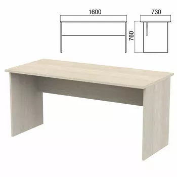 Компьютерный стол АРГО, ЛДСП, ясень шимо (641266)