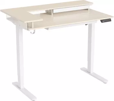 Компьютерный стол Cactus, металл, светлый дуб (CS-EDL-DWT)