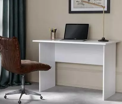 Компьютерный стол МАСТЕР Милан-5, ЛДСП, белый (МСТ-СДМ-05-БТ-16)