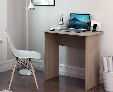 Компьютерный стол МАСТЕР Уно, ЛДСП, дуб сонома (МСТ-СДУ-01-ДС-16)