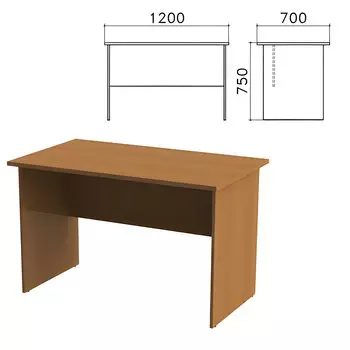 Компьютерный стол Монолит, ЛДСП, орех гварнери (СМ1.3)