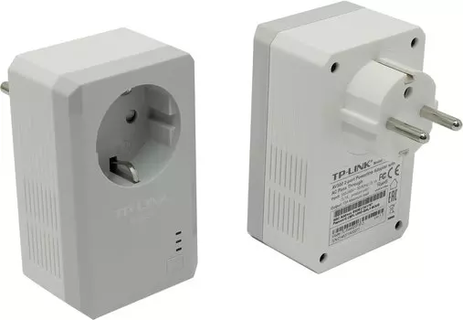 Комплект адаптеров Powerline TP-LINK TL-PA4020P KIT, 2x100 Мбит/с