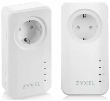 Комплект адаптеров Powerline ZYXEL PLA6457, 1x1 Гбит/с