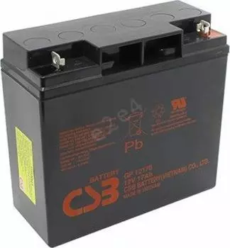 Комплект. Аккумуляторная батарея CSB GP 12170, 12V, 17Ah (GP12170) 5 шт