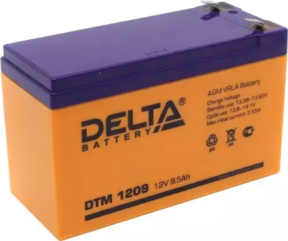 Комплект. Аккумуляторная батарея Delta DTM 1209, 12V, 9Ah (4614010050010) 10 шт