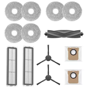 Комплект аксессуаров Dreame, Основная щетка - 1 шт; боковая щетка - 2 шт; фильтр для пылесборника - 3 шт; салфетки для влажной уборки - 3 шт для Dreame L20 Ultra / L30 Ultra (RAK28)