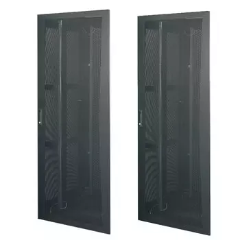 Комплект боковых стенок TLK TFE-2-4210-MM-BK для шкафа серии TFE 42U глубиной 1000мм, цельнометаллические, черный