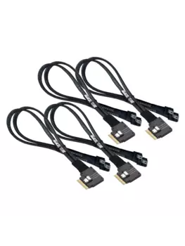 Комплект кабелей SuperMicro CBL-KIT-220U-TNR-8, 20 см, черный (CBL-KIT-220U-TNR-8)