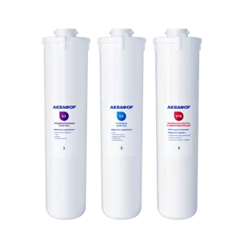 Комплект картриджей Аквафор К3-К2-К7В для Кристалл Эко, 8000 л, 3 шт. (518547)