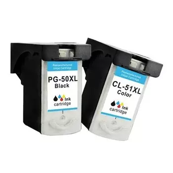 Комплект картриджей струйный T2 IC-CPG-50+CL-51_MP (PG-50/CL-51/0616B001/0618B025), черный, цветной, совместимый, для Canon MX300/MX310/Pixma iP2200/MP150/MP160/MP170/MP180/MP450/MP450x/MP460/FAX-JX200/210P/500/510P