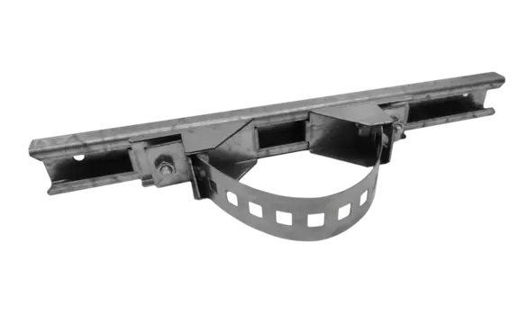 Комплект крепежа ЦМО ККС-ШТВ-НЭ-6 для серии ШТВ-НЭ шириной 600 мм, нагрузка до 120 кг, сталь, на столб, серый (ККС-ШТВ-НЭ-6)