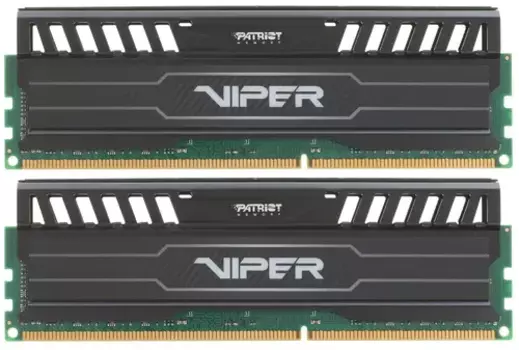 Комплект памяти DDR3 DIMM 16Gb (2x8Gb), 1866MHz, CL10, 1.5 В, Patriot Memory, VIPER3 (PV316G186C0K)