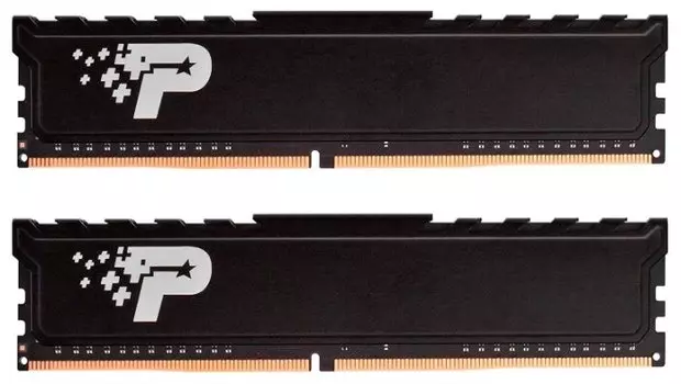 Комплект памяти DDR4 DIMM 16Gb (2x8Gb), 3200MHz, CL22, 1.2 В, Patriot Memory, Signature Line Premium (PSP416G3200KH1)
