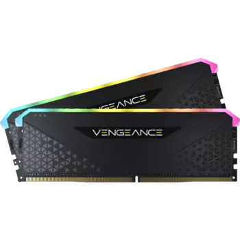 Комплект памяти DDR4 DIMM 16Gb (2x8Gb), 3200MHz, CL16, 1.35 В, Corsair, Vengeance RGB RS (CMG16GX4M2E3200C16) Retail