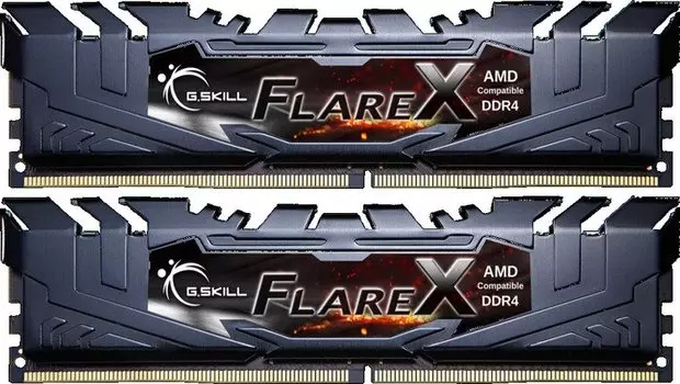 Комплект памяти DDR4 DIMM 16Gb (2x8Gb), 3200MHz, CL16, 1.35 В, G.Skill, Flare X (F4-3200C16D-16GFX)