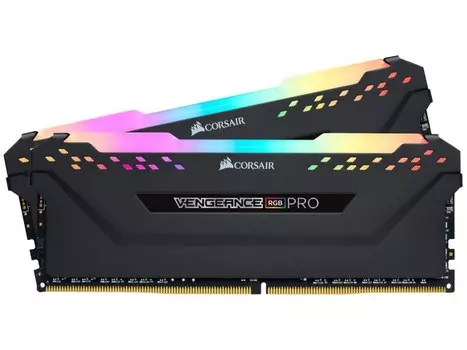 Комплект памяти DDR4 DIMM 16Gb (2x8Gb), 3200MHz, CL16, 1.35V Corsair Vengeance RGB PRO (CMW16GX4M2C3200C16)