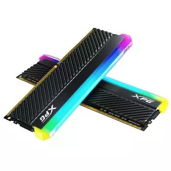 Комплект памяти DDR4 DIMM 16Gb (2x8Gb), 4133MHz, CL19, 1.4 В, ADATA, XPG Spectrix D45G RGB Gaming Memory (AX4U41338G19J-DCBKD45G)