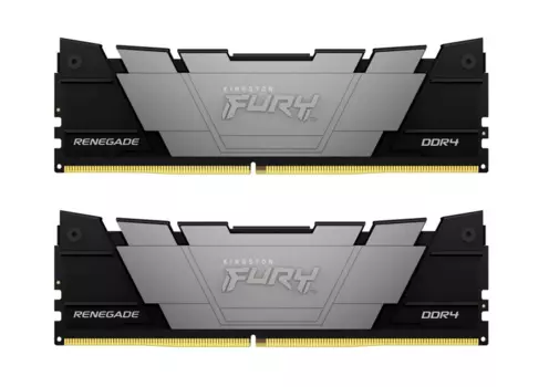 Комплект памяти DDR4 DIMM 16Gb (2x8Gb), 4800MHz, CL19, 1.5V, Kingston, FURY Renegade Black (KF448C19RB2K2/16) Retail