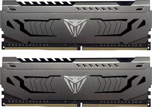 Комплект памяти DDR4 DIMM 32Gb (2x16Gb), 3200MHz, CL16, 1.35 В, Patriot Memory, Viper Steel (PVS432G320C6K)