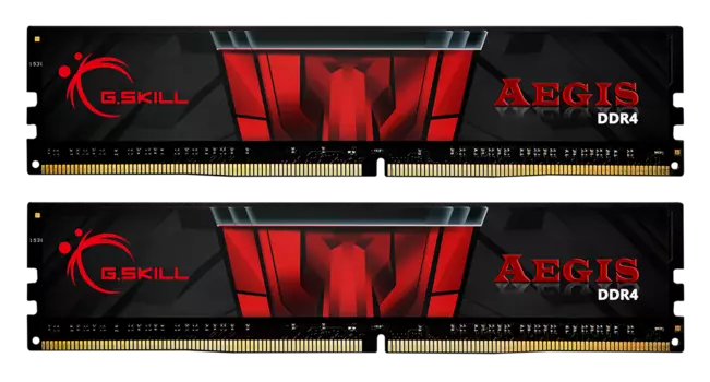 Комплект памяти DDR4 DIMM 32Gb (2x16Gb), 3200MHz, CL16, 1.35 В, G.Skill, Aegis (F4-3200C16D-32GIS)