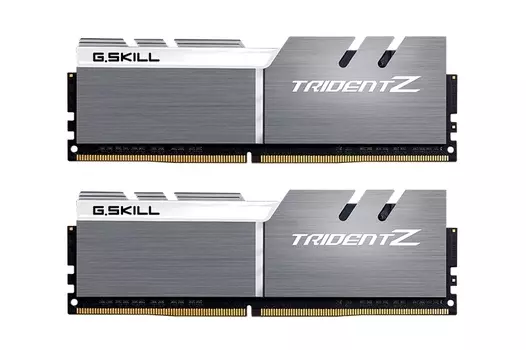 Комплект памяти DDR4 DIMM 32Gb (2x16Gb), 3200MHz, CL16, 1.35 В, G.Skill, Trident Z (F4-3200C16D-32GTZSW)