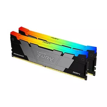Комплект памяти DDR4 DIMM 32Gb (2x16Gb), 3200MHz, CL16, 1.35V, Kingston, Fury Beast Black RGB (KF432C16RB12AK2/32) Retail