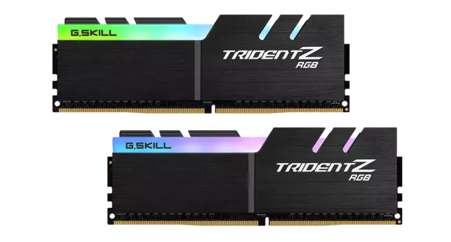 Комплект памяти DDR4 DIMM 32Gb (2x16Gb), 3600MHz, CL18, 1.35V G.Skill Trident Z RGB (F4-3600C18D-32GTZR)