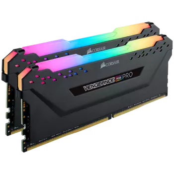 Комплект памяти DDR4 DIMM 32Gb (2x16Gb), 3600MHz, CL18, 1.35V Corsair Vengeance RGB PRO (CMW32GX4M2D3600C18) Retail
