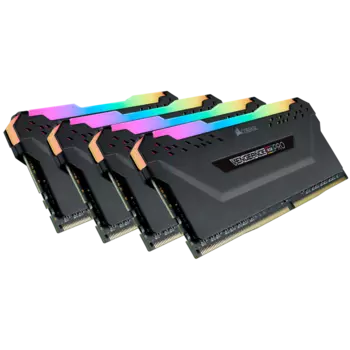 Комплект памяти DDR4 DIMM 32Gb (4x8Gb), 3600MHz, CL18, 1.35 В, Corsair, Vengeance RGB PRO (CMW32GX4M4D3600C18) Retail