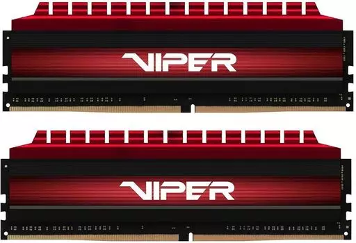 Комплект памяти DDR4 DIMM 64Gb (2x32Gb), 3200MHz, CL16, 1.35V, Patriot Memory Viper 4 (PV464G320C6K) Retail