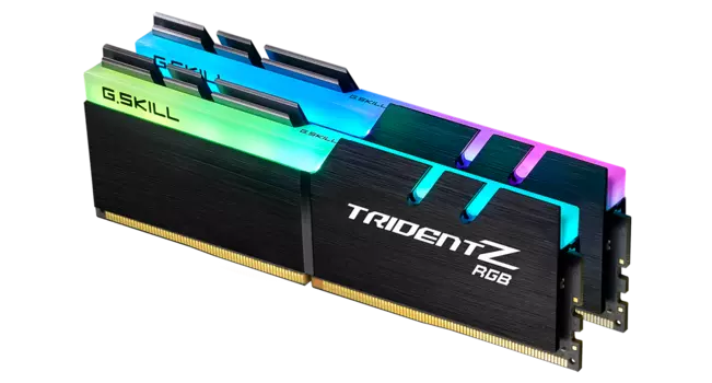 Комплект памяти DDR4 DIMM 64Gb (2x32Gb), 4000MHz, CL18, 1.4 В, G.Skill, Trident Z RGB (F4-4000C18D-64GTZR)