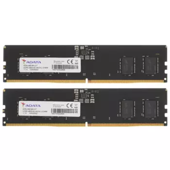 Комплект памяти DDR5 DIMM 16Gb (2x8Gb), 4800MHz, CL40, 1.1V, ADATA (AD5U48008G-DT) Retail
