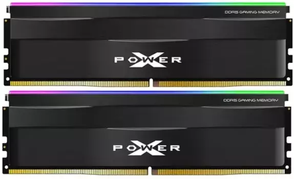 Комплект памяти DDR5 DIMM 32Gb (2x16Gb), 5600MHz, CL40, 1.25V, Silicon Power, XPOWER Zenith RGB (SP032GXLWU560FDF) Retail