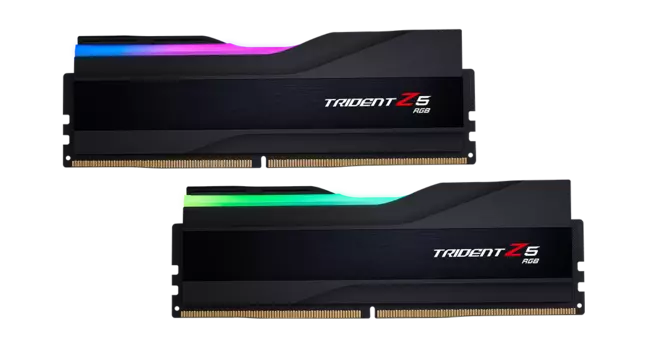 Комплект памяти DDR5 DIMM 32Gb (2x16Gb), 5600MHz, CL36, 1.2 В, G.Skill, Trident Z5 RGB (F5-5600J3636C16GX2-TZ5RK)