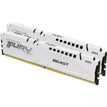 Комплект памяти DDR5 DIMM 32Gb (2x16Gb), 6000MHz, CL36, 1.35V, Kingston FURY Beast White EXPO (KF560C36BWE2K2-32) Retail