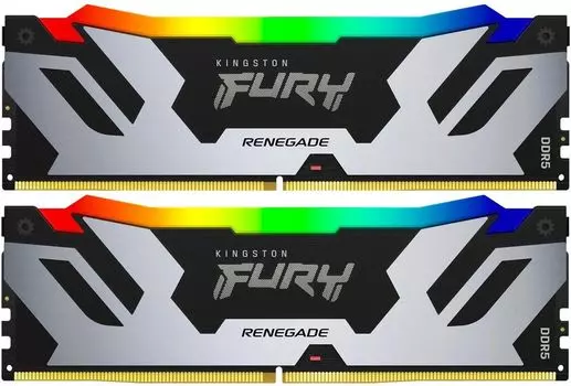 Комплект памяти DDR5 DIMM 32Gb (2x16Gb), 6400MHz, CL32, 1.4V, Kingston FURY Renegade (KF564C32BWAK2-32) Retail