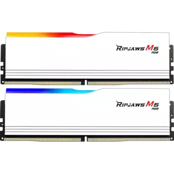 Комплект памяти DDR5 DIMM 32Gb (2x16Gb), 6400MHz, CL36, 1.35V, G.Skill RIPJAWS M5 RGB (F5-6400J3648F16GX2-RM5RW) Retail