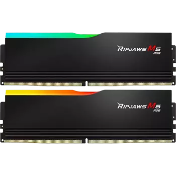 Комплект памяти DDR5 DIMM 32Gb (2x16Gb), 6400MHz, CL36, 1.35V, G.Skill RIPJAWS M5 RGB (F5-6400J3648F16GX2-RM5RK) Retail