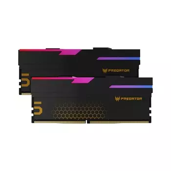 Комплект памяти DDR5 DIMM 32Gb (2x16Gb), 6400MHz, CL32, 1.4V, Acer, Predator Hermes RGB (BL.9BWWR.391) Retail