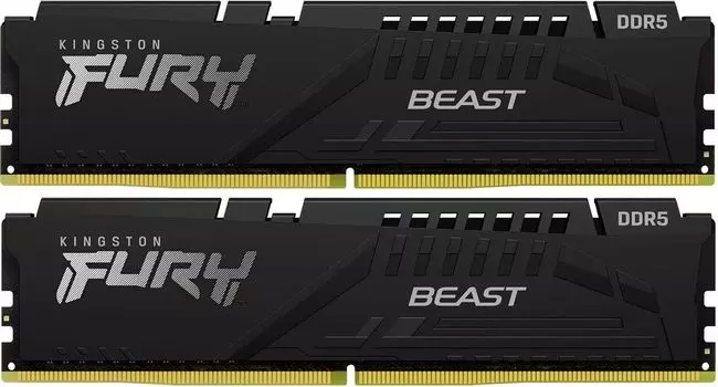 Комплект памяти DDR5 DIMM 32Gb (2x16Gb), 6800MHz, CL34, 1.4V, Kingston FURY Beast (KF568C34BBEK2-32) Retail