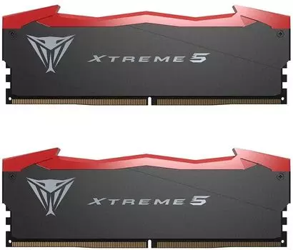 Комплект памяти DDR5 DIMM 32Gb (2x16Gb), 7600MHz, CL36, 1.45V, Patriot Memory, Viper Xtreme 5 (PVX532G76C36K) Retail