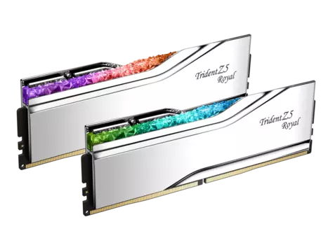 Комплект памяти DDR5 DIMM 32Gb (2x16Gb), 7600MHz, CL36, 1.4V, G.Skill Trident Z5 Royal (F5-7600J3646G16GX2-TR5S) Retail